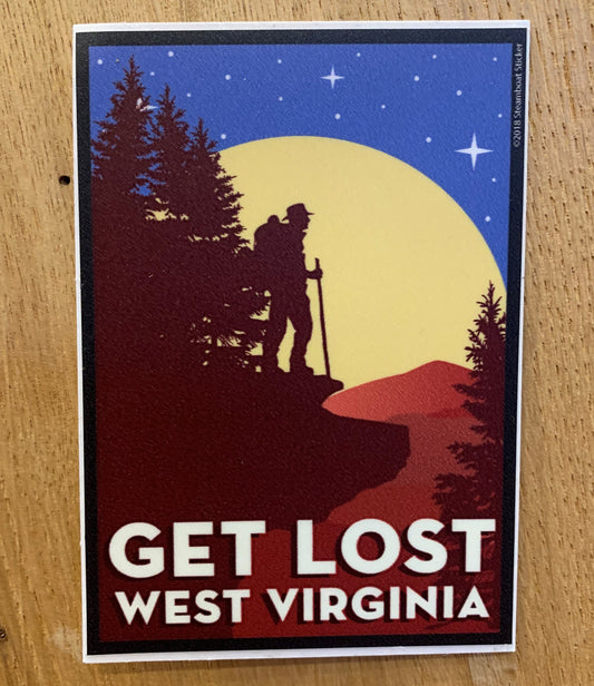 Get Lost WV Sticker