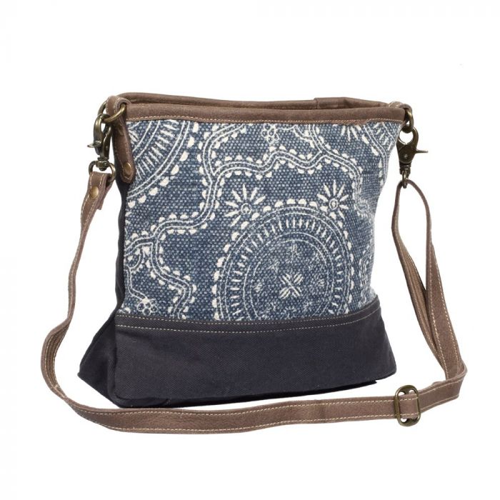Navy Killim Shoulder Bag