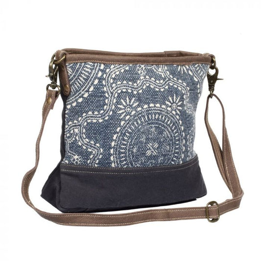 Navy Killim Shoulder Bag