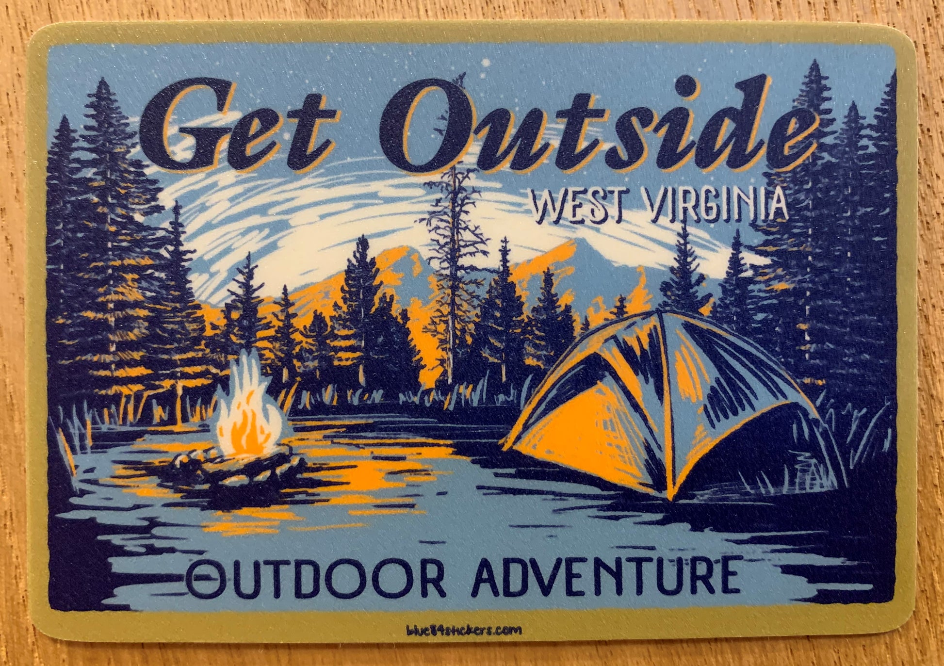Get Outside MTN Camp Sticker
