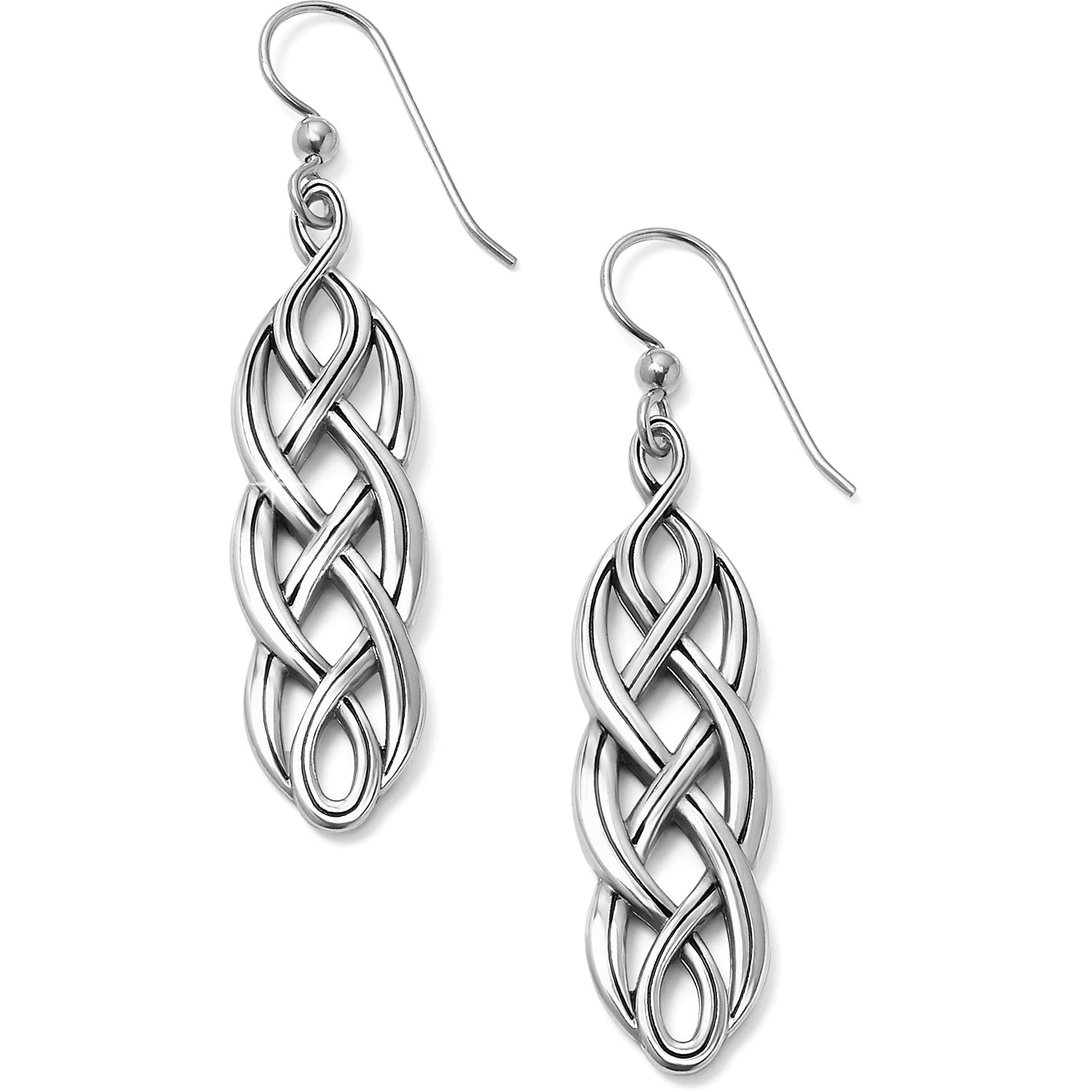 Interlok Braid French Wire Earrings