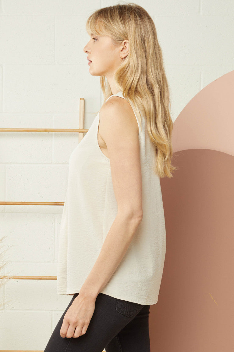 V-Neck Placket Tank