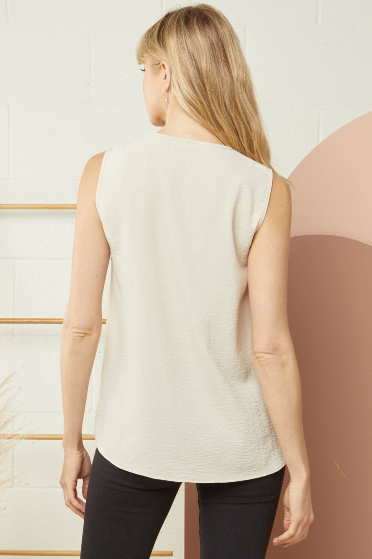 V-Neck Placket Tank