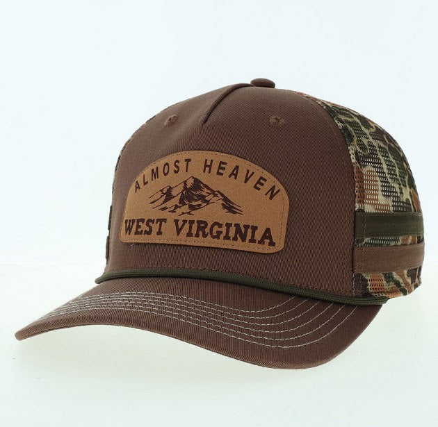 Almost Heaven WV Bar Trucker Hat